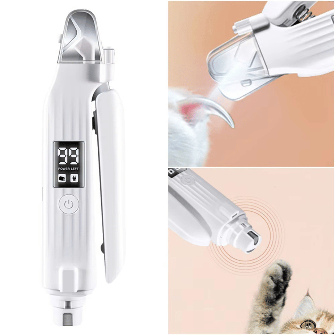 Virovo PawTrim 2-in-1 LED nagelknipper en nagelvijl voor hond en kat