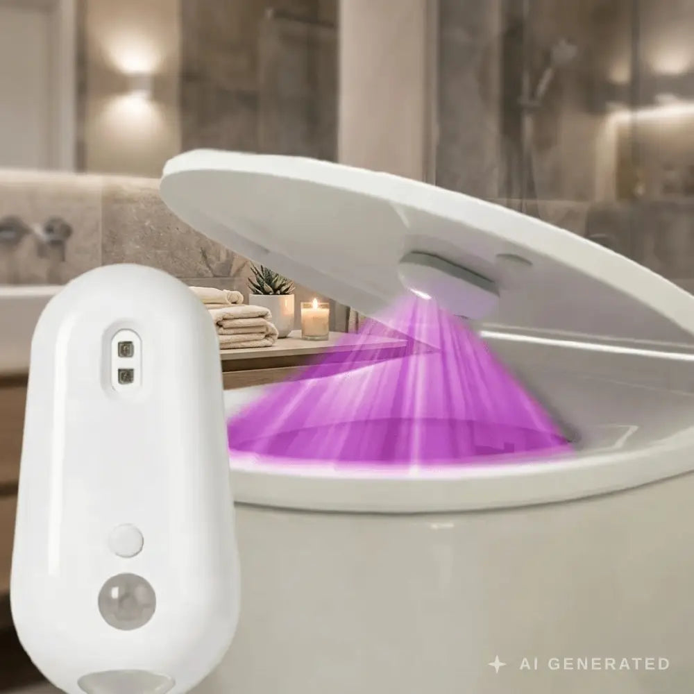 UV-C Toiletlamp met Bewegingssensor | Automatische Sterilisatie & Nachtlicht