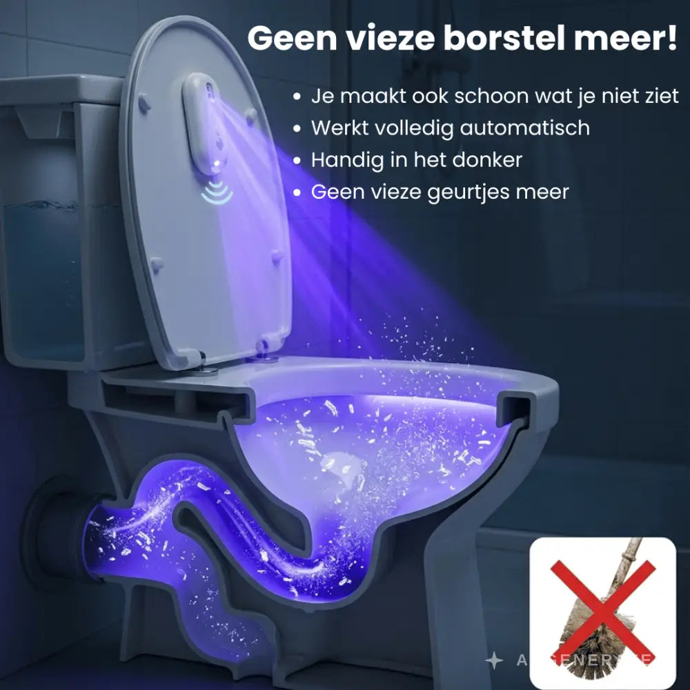 UV-C Toiletlamp met Bewegingssensor | Automatische Sterilisatie & Nachtlicht
